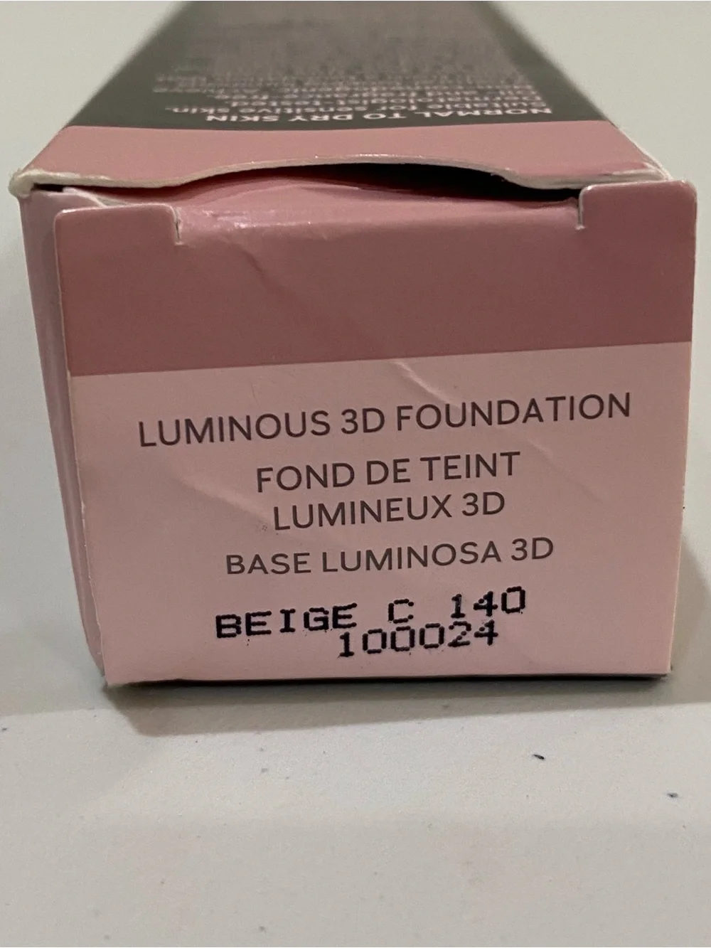 Mary Kay Timewise Luminous 3D Foundation Beige C 140 Normal Dry New in box